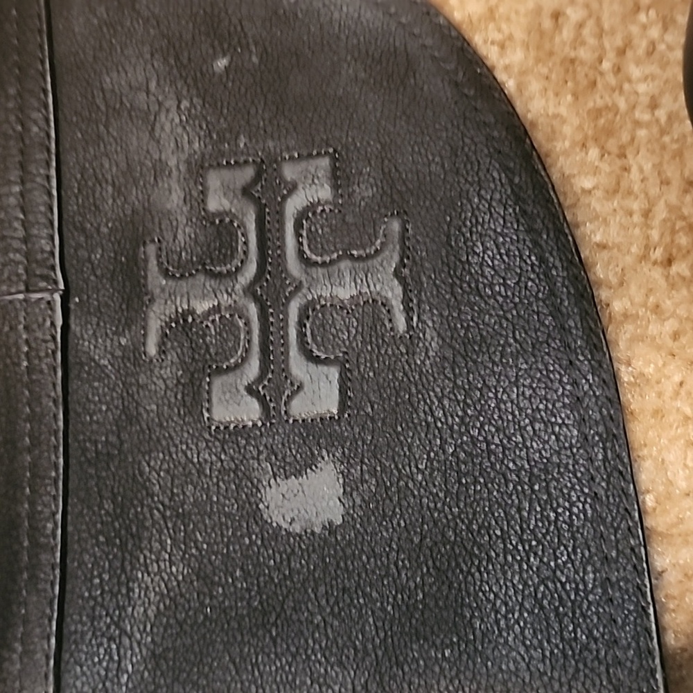 Tory Burch Simone Suede+Leather Over the Knee Boots - Picture 10 of 14